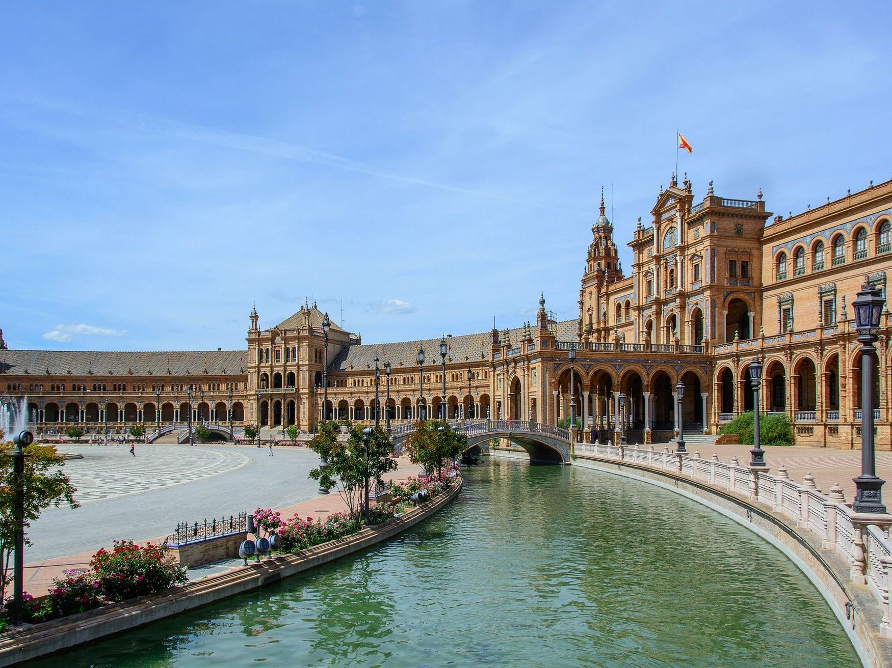 Plaza de Espana in Sevilla - Fly-drive Andalusië