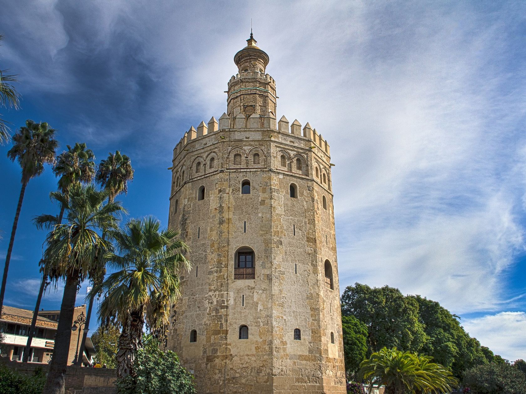 Torre del Oro, Sevilla - Rondreis Spanje - Paradores en Ambiance in Andalusië